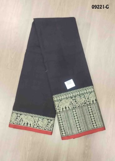 Mageshwari - 09221-G  Black Color Excellent VG Cotton Saree CM1421498 (LR2D)