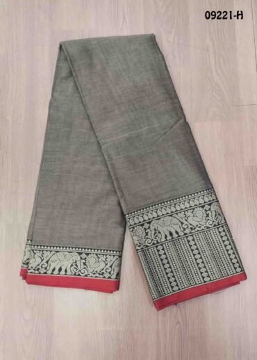 Mageshwari - 09221-H  Grey Color Excellent VG Cotton Saree CM1421498 (LR2D)