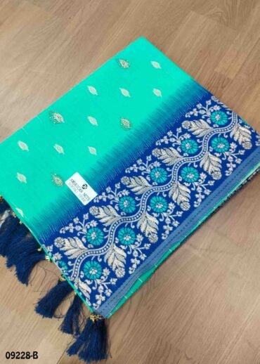 Vishupriya - 09228-B  PastleGreen Color Excellent Chanderi Silk Saree CM1449815 (LR2C)
