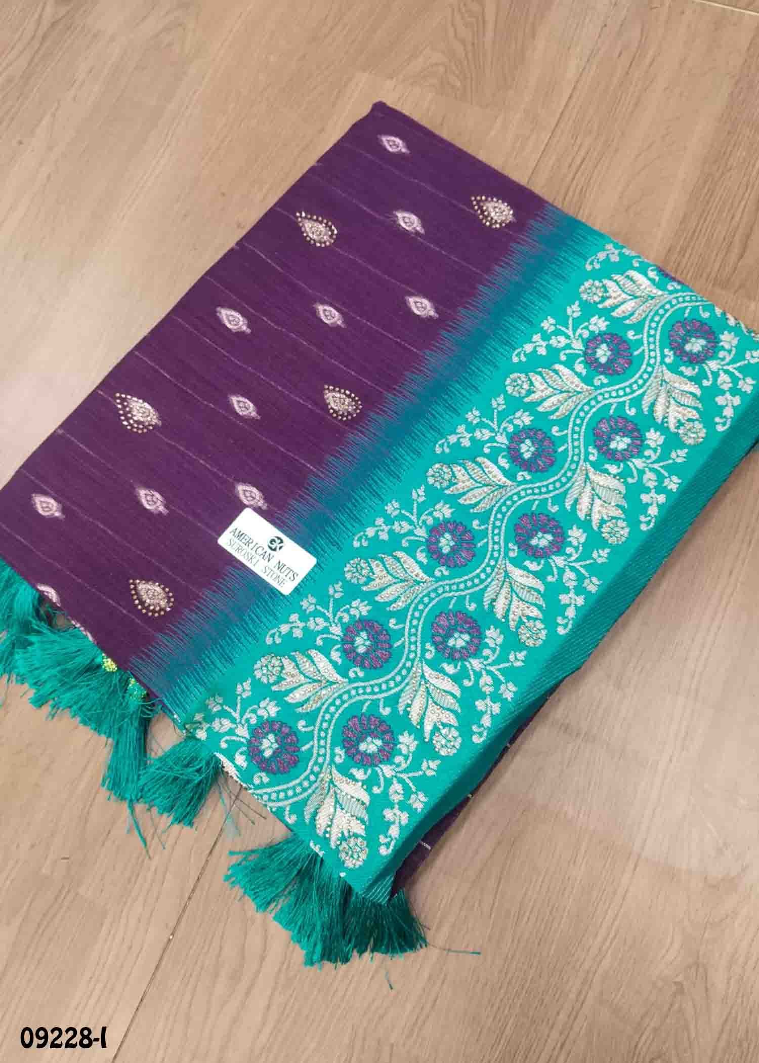 Vishupriya - 09228-I Purple Color Excellent Chanderi Silk Saree CM1449815 (LR2C)