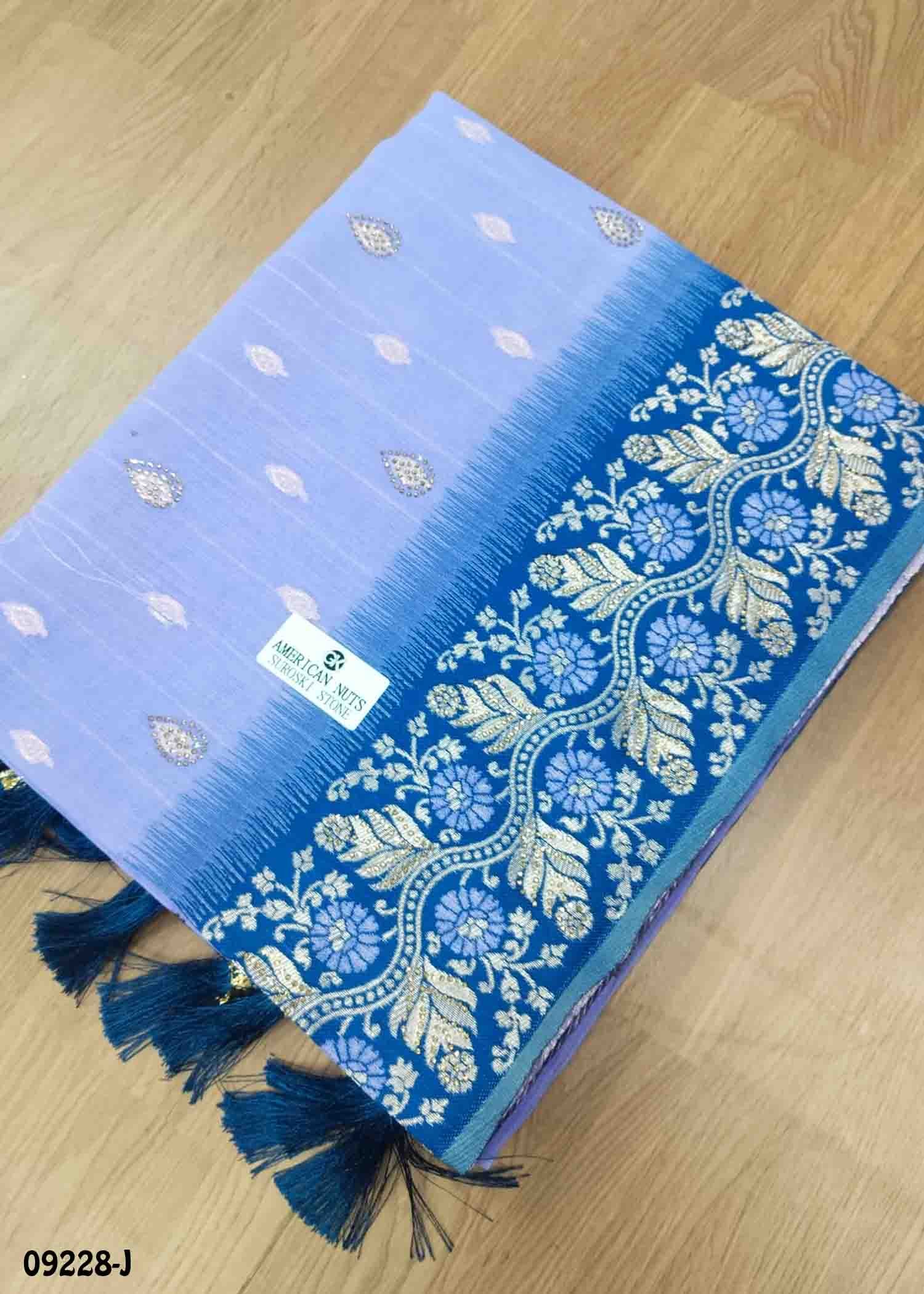Vishupriya - 09228-J Lavander Color Excellent Chanderi Silk Saree CM1449815 (LR2C)