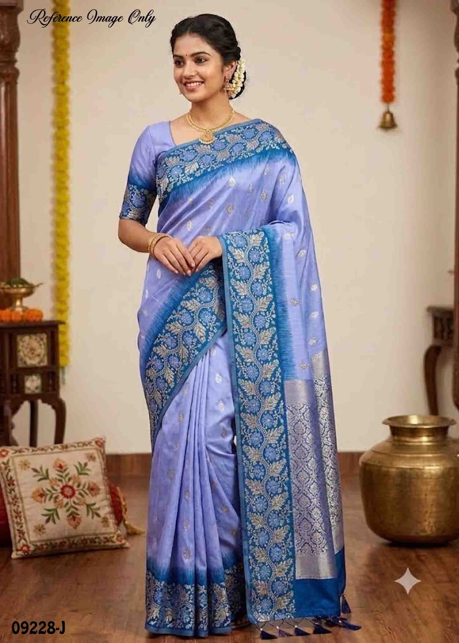 Vishupriya - 09228-J Lavander Color Excellent Chanderi Silk Saree CM1449815 (LR2C)