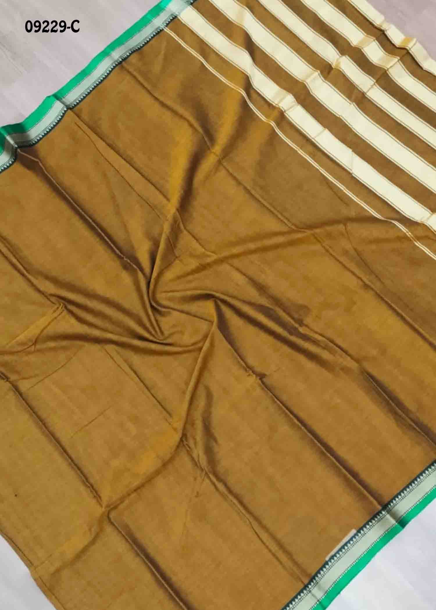 Vasunthara - 09229-C Mustard Color Traditional Narayanapet Saree CM1460233(LR4C)