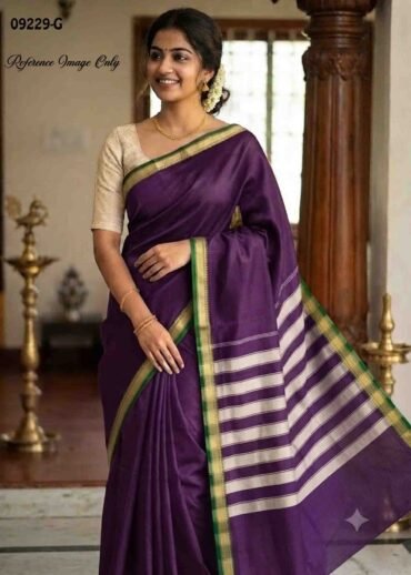 Vasunthara - 09229-G  Violet  Color Traditional Narayanapet  Saree CM1460233(LR4C)
