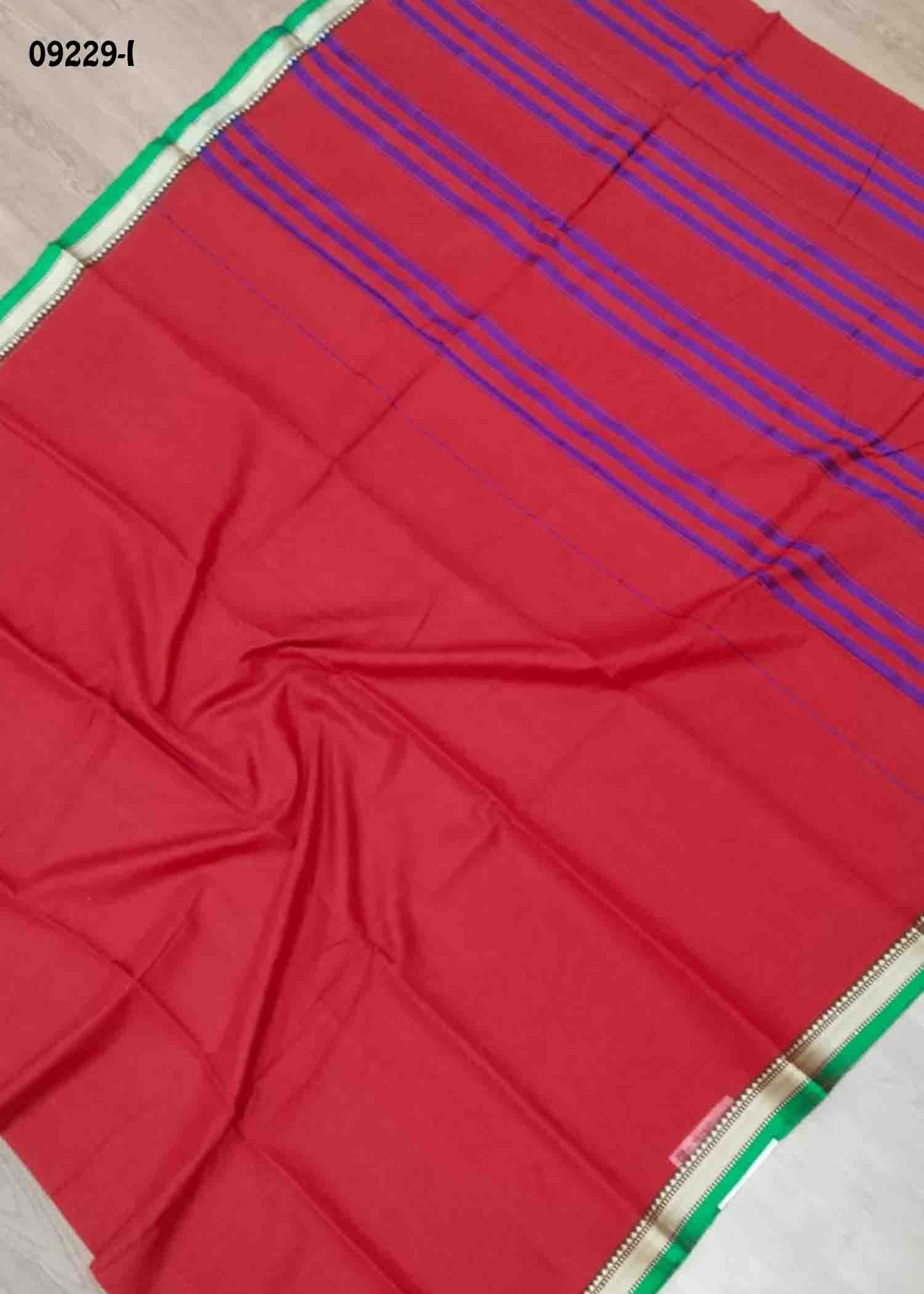 Vasunthara - 09229-I Red Color Traditional Narayanapet Saree CM1460233(LR4C)