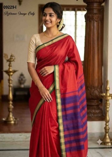 Vasunthara - 09229-I Red  Color Traditional Narayanapet  Saree CM1460233(LR4C)