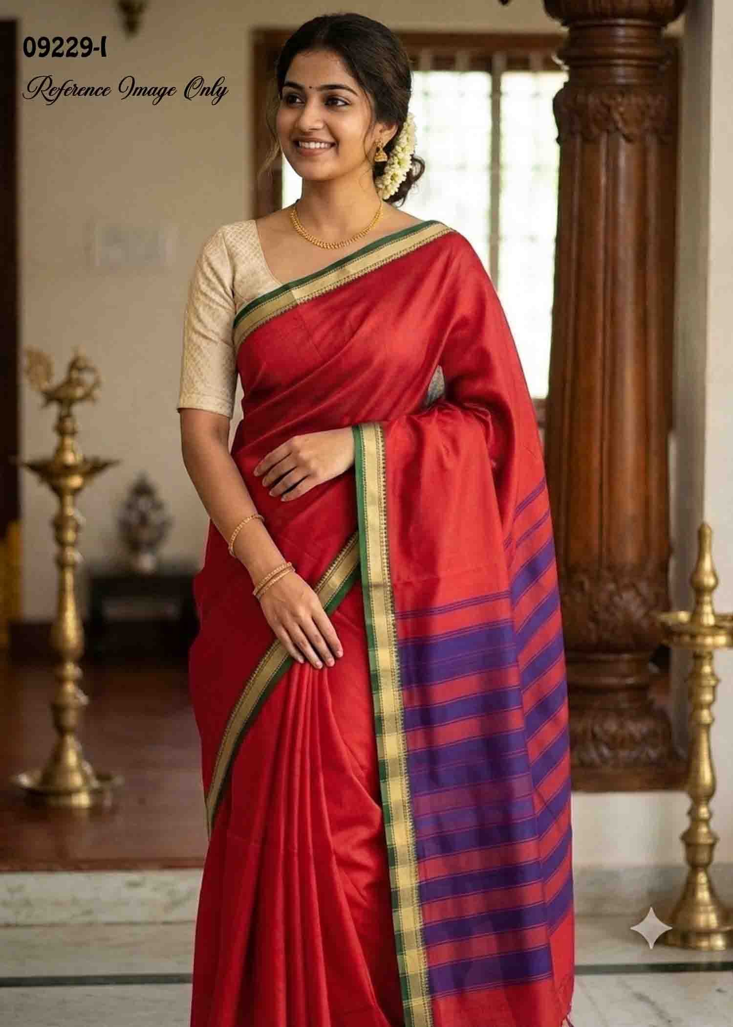 Vasunthara - 09229-I Red Color Traditional Narayanapet Saree CM1460233(LR4C)