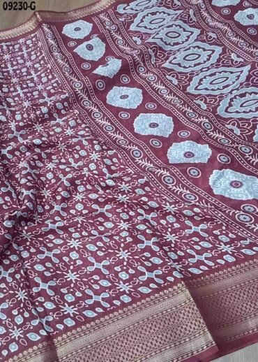 Saipallavi -09230-G  Maroon Color Trendy Synthetic Cotton Saree CM1438259 (RR4E)
