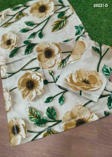 Teddy -09231-D Brown Color Cotton 2 Pillow Covers CM1442187 [LR1D]