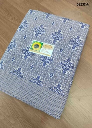 Dragan -  09232-A  Navyblue Color Cotton Bed Sheet CM1417262 (LR6D)