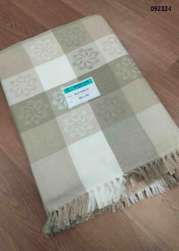 Dragan -  09232-I Tan Color Cotton Bed Sheet CM1447415  (LR6D)