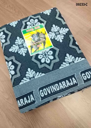 Govindaraja -  09223-C  Navyblue Color Govindaraja Cotton Bed Sheet CM1453507 (LR2E)