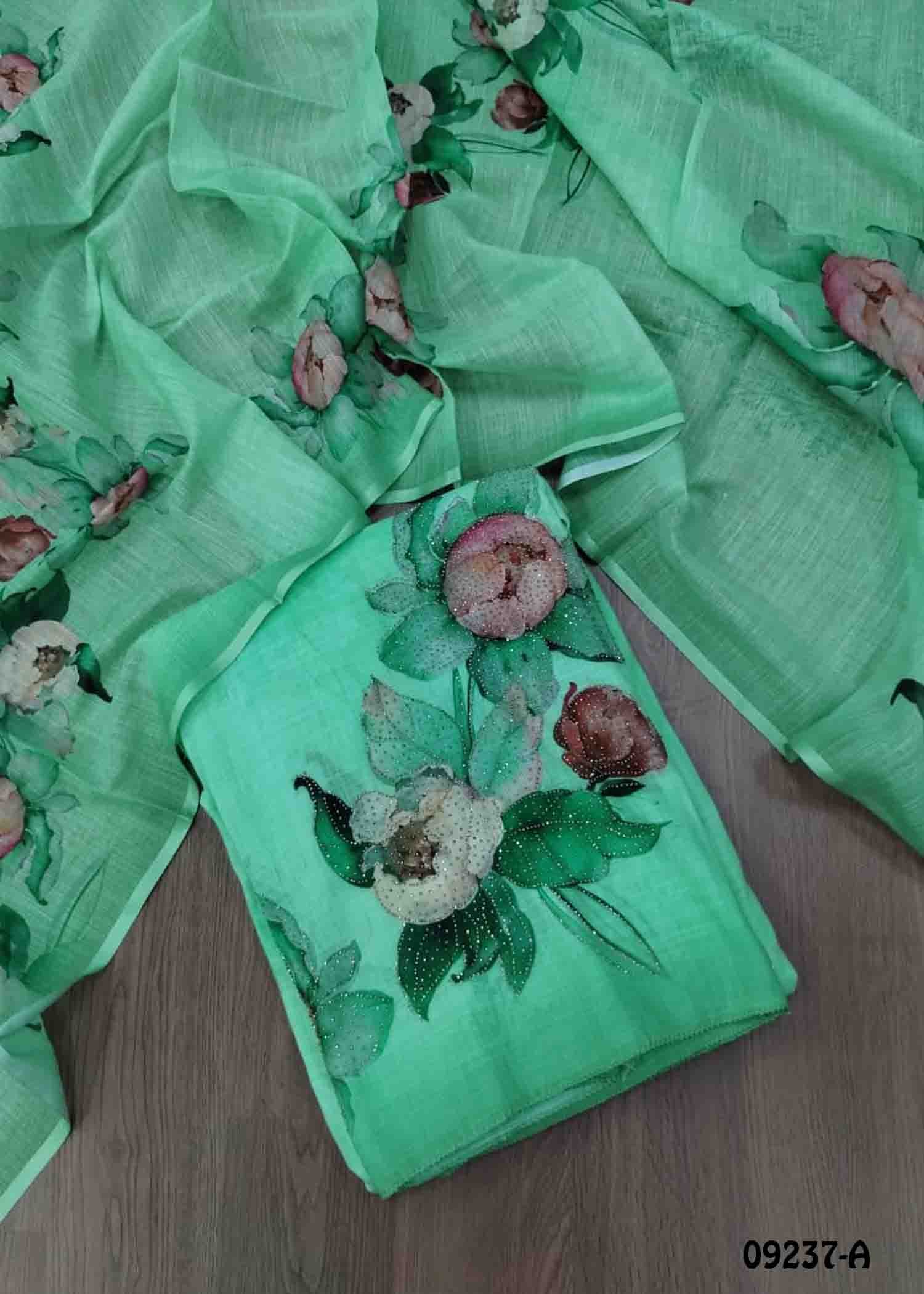 Amirtha - 09237-A Green Color Excellent Rayon Salwar Material CM1463957 (RR6D)