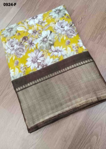 Varnika -0925-F  Yellow Color Trendy Dola Silk Saree CM1468312 (RR2E)