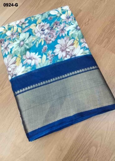 Varnika -0925-G  Blue Color Trendy Dola Silk Saree CM1468312 (RR2E)