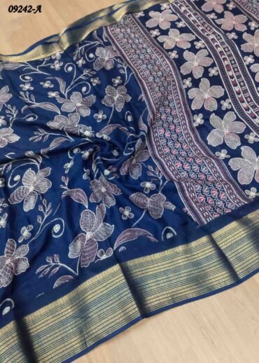 Dharani - 09242-A  Navyblue Color Excellent Moss Chiffon Saree CM1463765 (LR4D)
