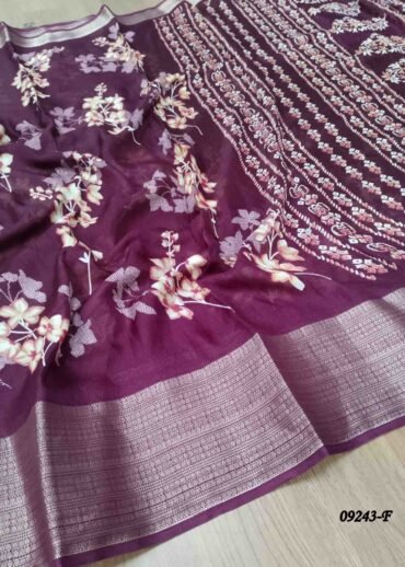 Kiruthika - 09243-F  Purple Color Excellent Moss Chiffon Saree CM1463765 (LR4D)
