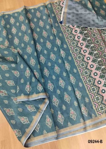 Taarika - 09244-B  Grey Color Fancy Cotton Saree CM1452362 (RR1B)