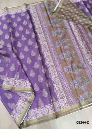 Taarika - 09244-C  Purple Color Fancy Cotton Saree CM1452362 (RR1B)