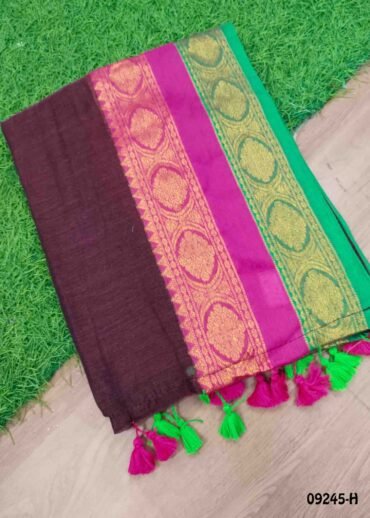 Aadvika - 09245-H  Maroon Color Premium Mul Cotton Saree CM1460550 (RR1C)