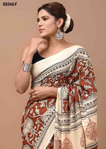 Taaniya -09246-F  Maroon Color Trendy  Mulmul Cotton Saree CM1463628 (RR1C)