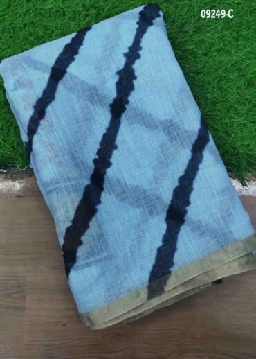 Thejasvini -09249-C  Blue Color Trendy Linen Saree CM1447466 (RR4E)