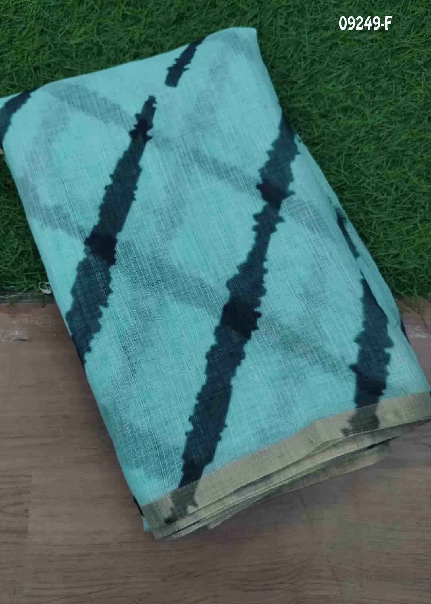 Thejasvini -09249-F LightCyan Color Trendy Linen Saree CM1447466 (RR4E)
