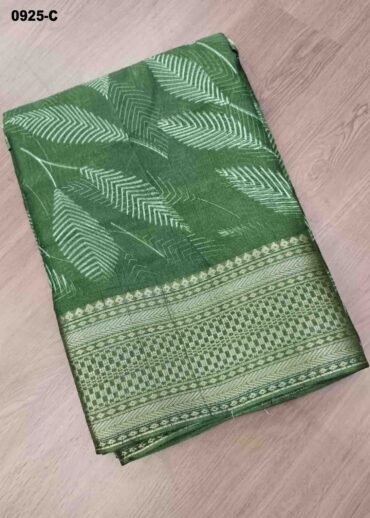 Vimala -0925-C  Green Color Trendy Dola Silk Saree CM1468312 (RR2E)