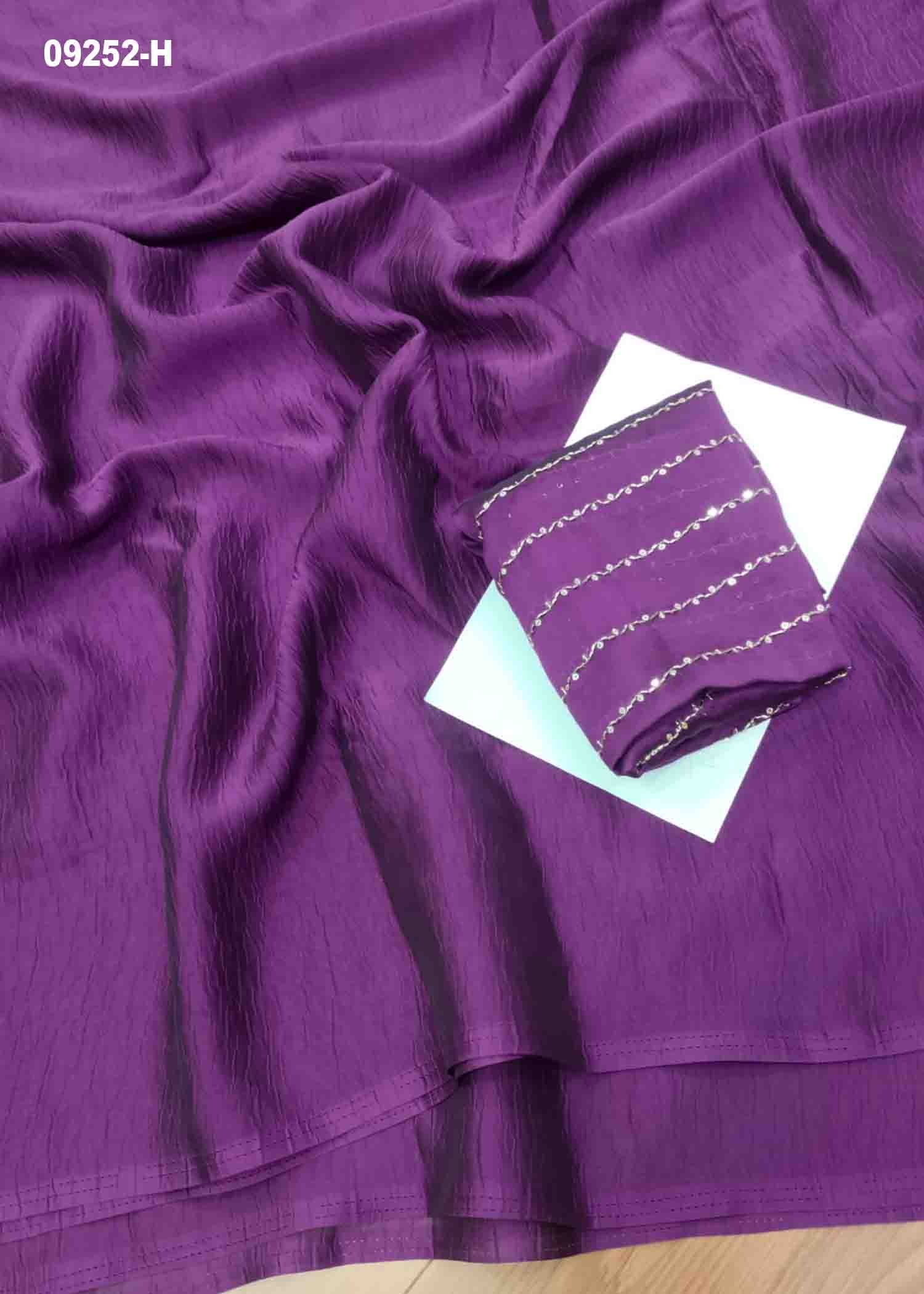 Gowthami -09252-H Purple Color Elagance Rangoli Crush Saree CM1454875 (LR4C)