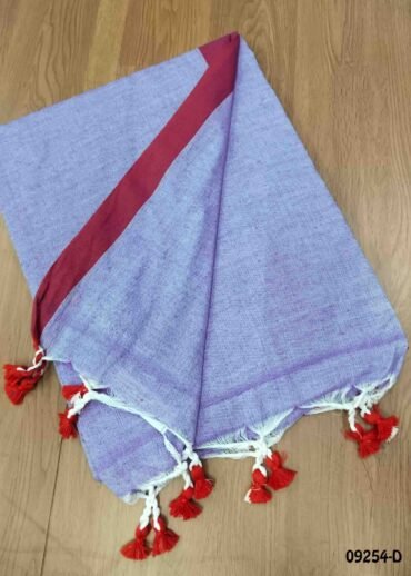 Srinika -09254-D  Lavender Color Excellent Handloom Cotton Saree CM1460616 (RR2D)