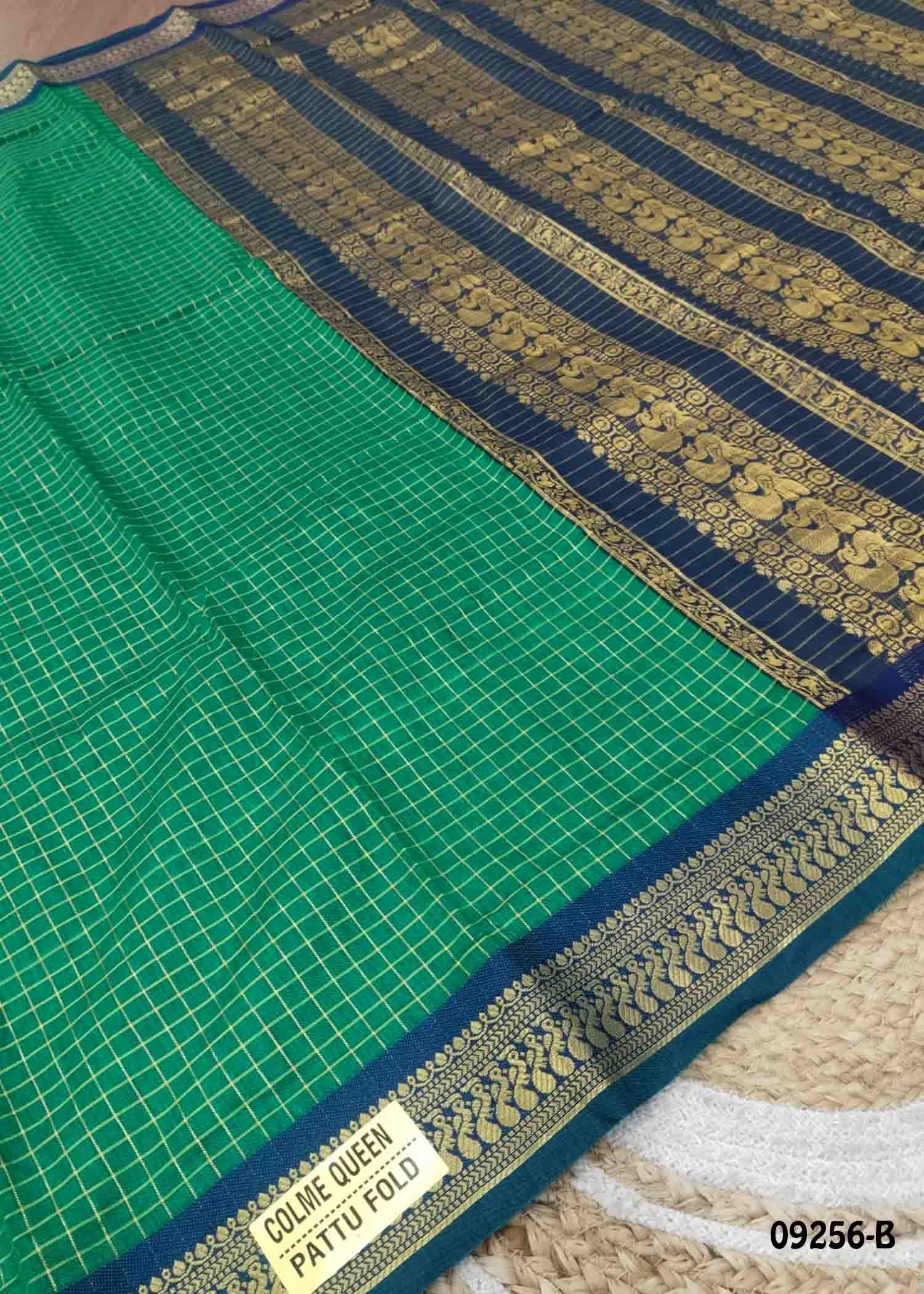 Tamarai -09256-B Green Color Excellent Cora-Silk Saree CM1456276 (RR2D)