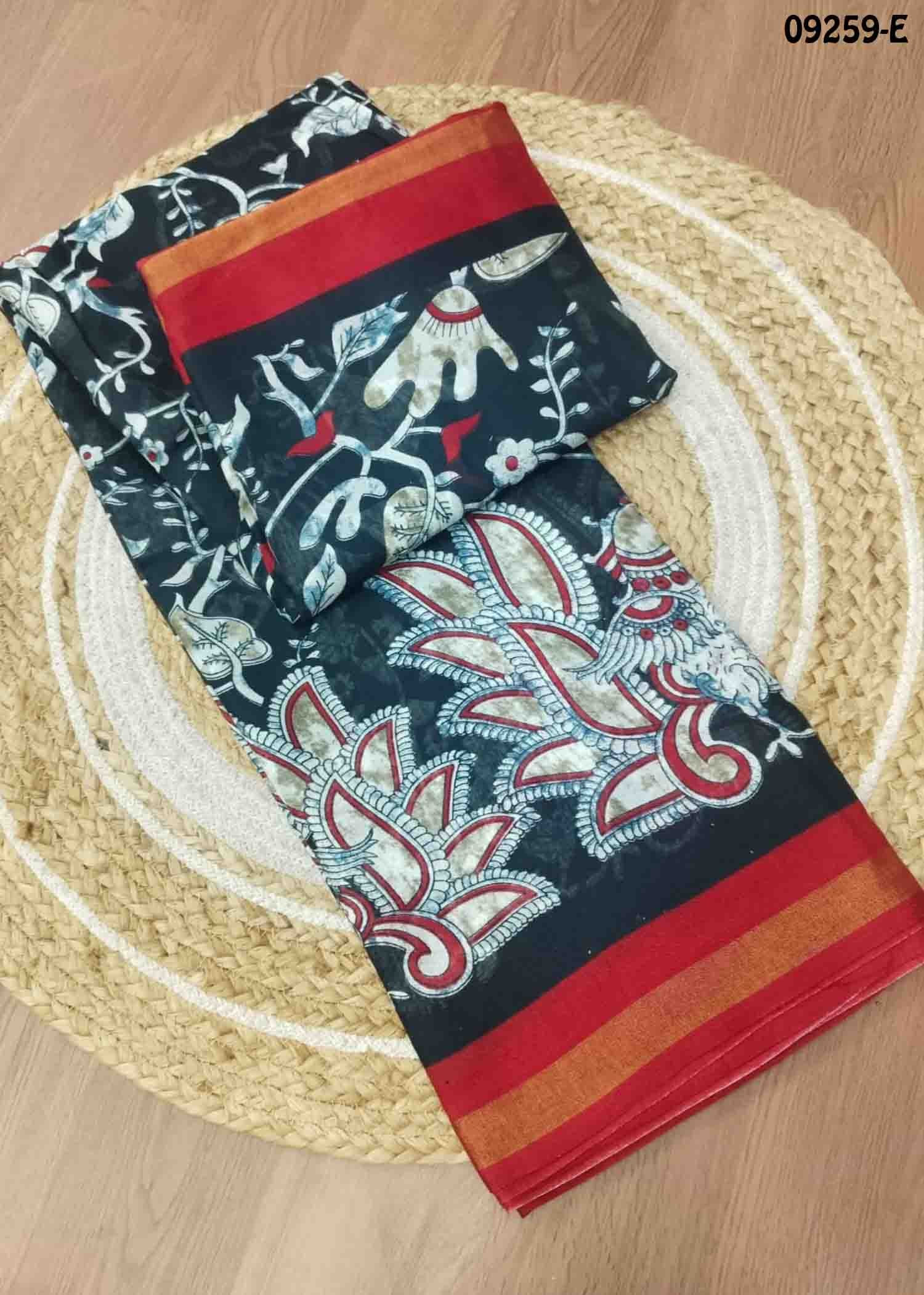 Ramya -09259-E Black Color Trendy Dola Silk Saree CM1448210 (RR3C)
