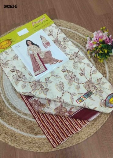 Pranjul Salwar- 09263-G  Halfwhite Color Pure Cotton Salwar Material CM14663567 (RR5D)