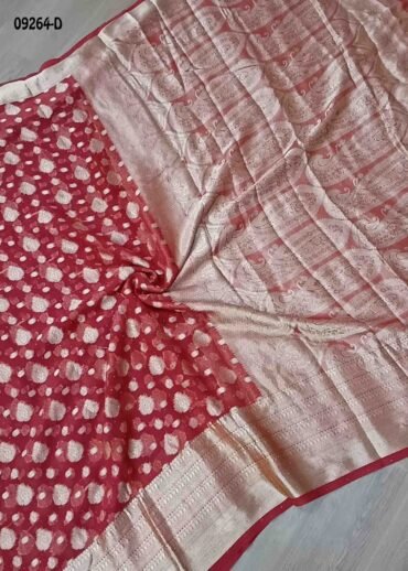 Yashika -09264-D  Red Color Excellent Georgette Saree CM1459171 (RR3B)