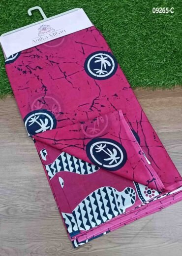 Vaishnavi -09265-C  Pink Color Mul Mul Cotton Saree CM1459201 (RR3D)