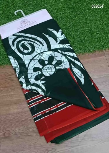 Vaishnavi -09265-F  Green Color Mul Mul Cotton Saree CM1459201 (RR3D)