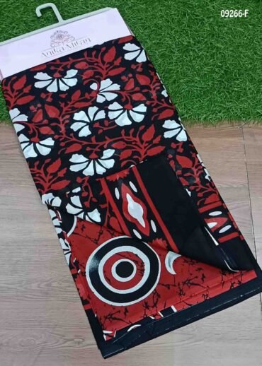 Saindavi -09266-F Black Color Mul Mul Cotton Saree CM1459201 (RR3D)