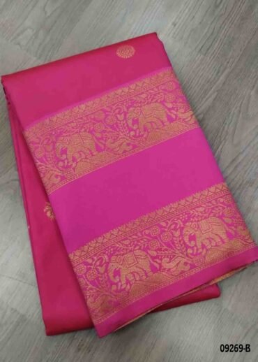 Diya -09269-B  HotPink Color Traditional Banaras Saree CM1481787 (RR4D)
