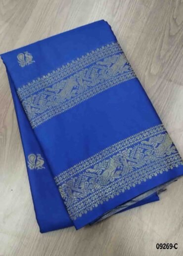 Diya -09269-C  RoyalBlue Color Traditional Banaras Saree CM1481787 (RR4D)