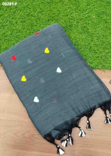 Magizhini -09281-F  Grey Color Trendy Handloom Cotton Saree CM1449017 (RR3B)