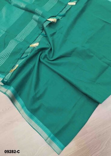 Aliya -09282-C  Green Color Trendy Handloom Cotton Saree CM1470308 (RR3B)