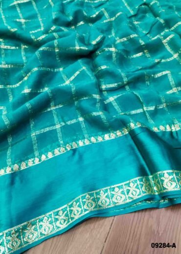 Nivetha -09284-A Cyan Color Trendy Viscose Georgette Saree CM1478490 (RR3E)