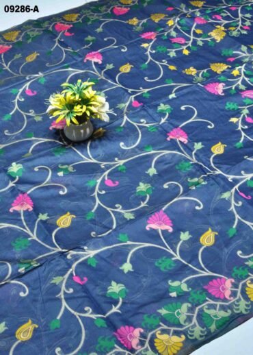 Madhumitha -09286-A  NavyBlue Color Excellent Chanderi Silk Saree CM1457737 (RR4C)