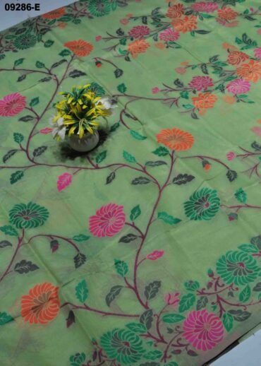 Madhumitha -09286-E  SageGreen Color Excellent Chanderi Silk Saree CM1457737 (RR4C)