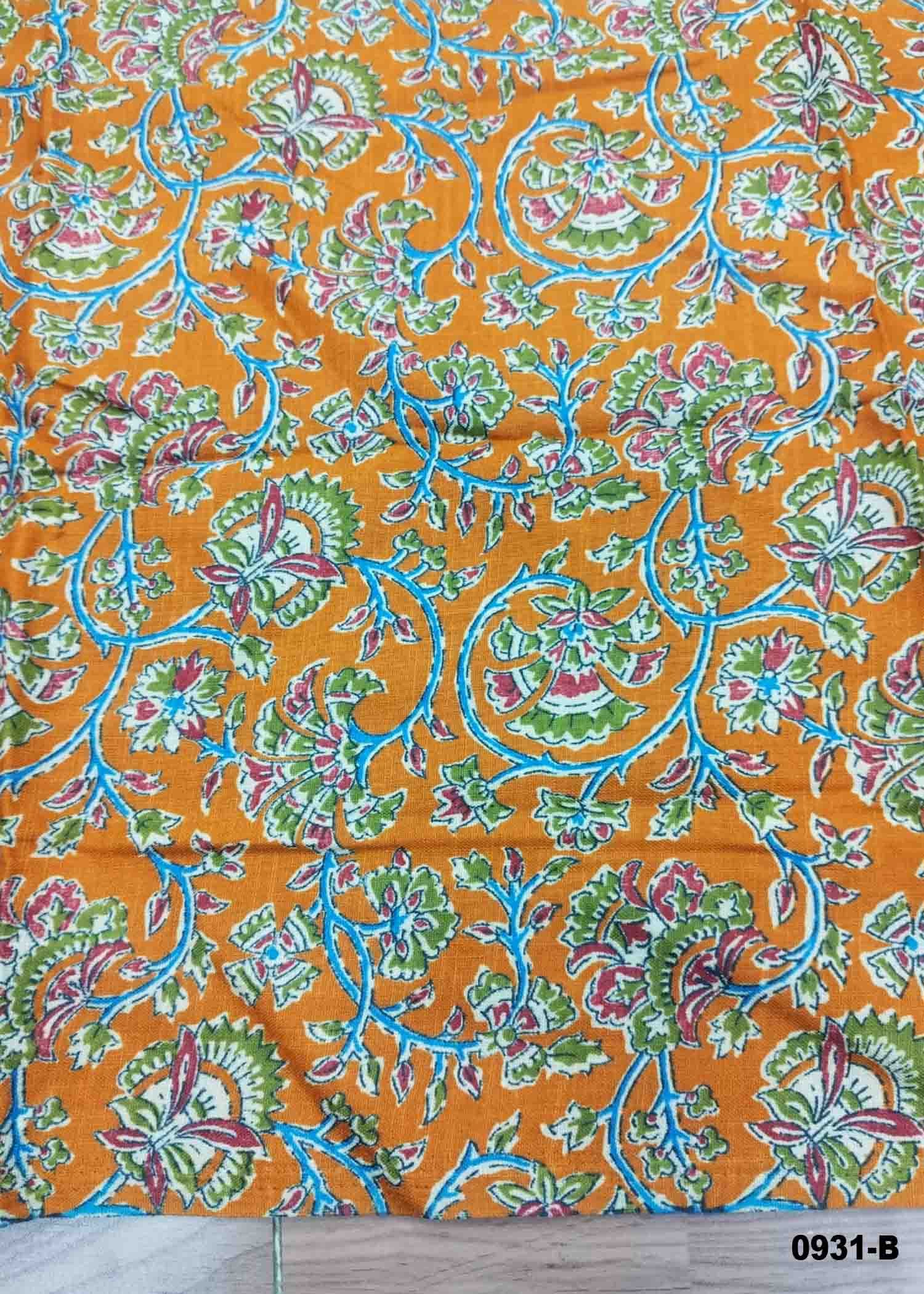 Yashika -0931-B Multi Color Kalamkari Cotton Blouse Bit (Set of 3) CM1466525 (RR5B)*3