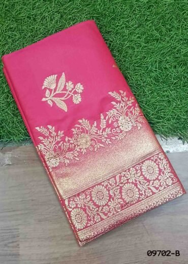 Prithika -09702-B  Red Color Traditional Banaras Saree CM1456348 (RR4D)