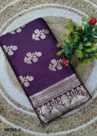 Kanika -09703-D  Purple Color Traditional Banaras Saree CM1456348 (RR4D)