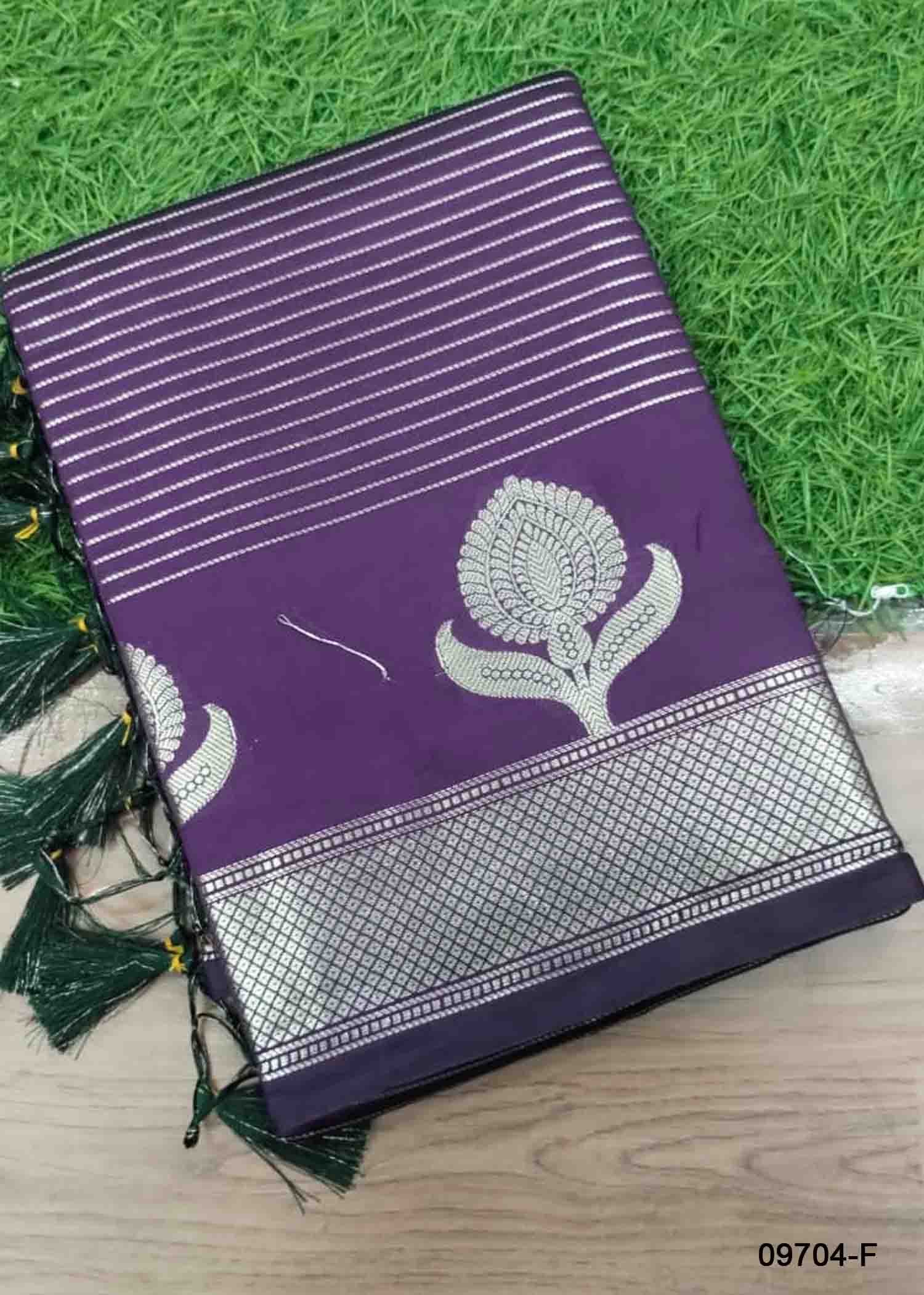 Haritha -09704-F Purple Color Traditional Banaras Saree CM1459732 (RR4D)