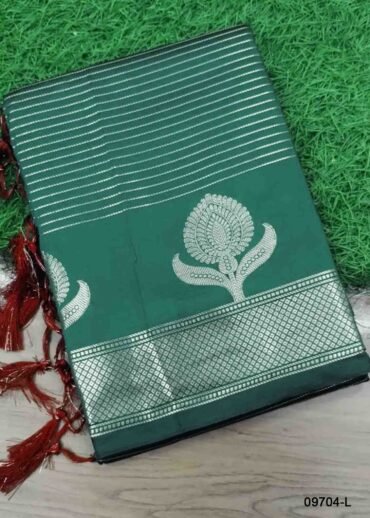 Haritha -09704-L  Tealgreen Color Traditional Banaras Saree CM1459732 (RR4D)