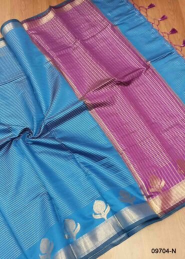 Haritha -09704-N Blue  Color Traditional Banaras Saree CM1459732 (RR4D)